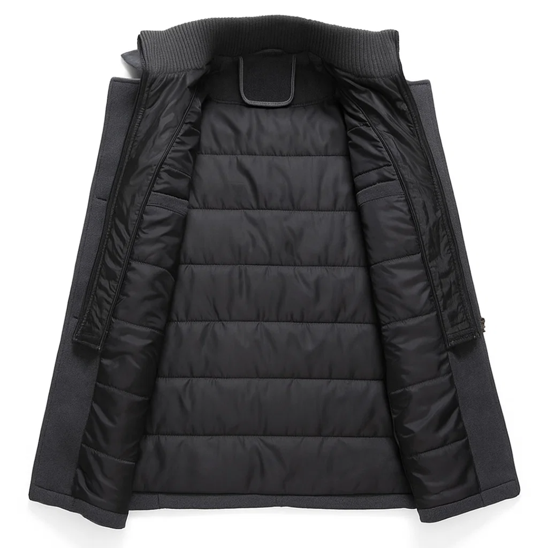 Herren Zweiteiliger Wintermantel – Langes Modell