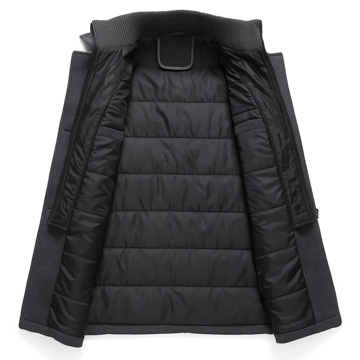 Herren Zweiteiliger Wintermantel – Langes Modell