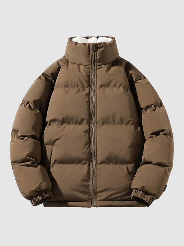 Herren Gepolsterte Winter Pufferjacke - Kurzes Modell