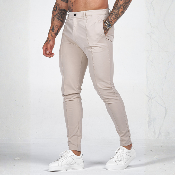 Herren Lange Slim Fit Hose - Casual