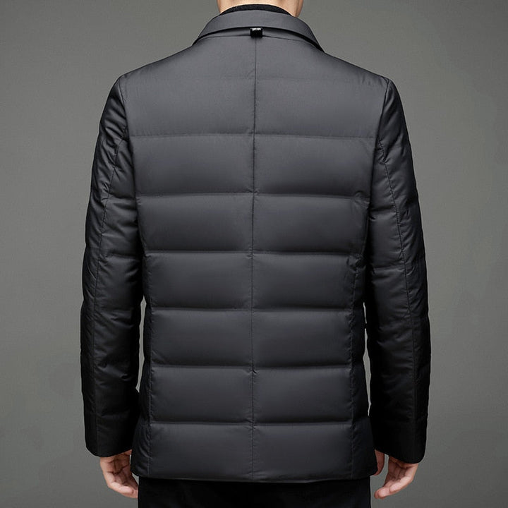 Herrenjacke mit Klassischem und Lässigem Look – Kurzes Modell