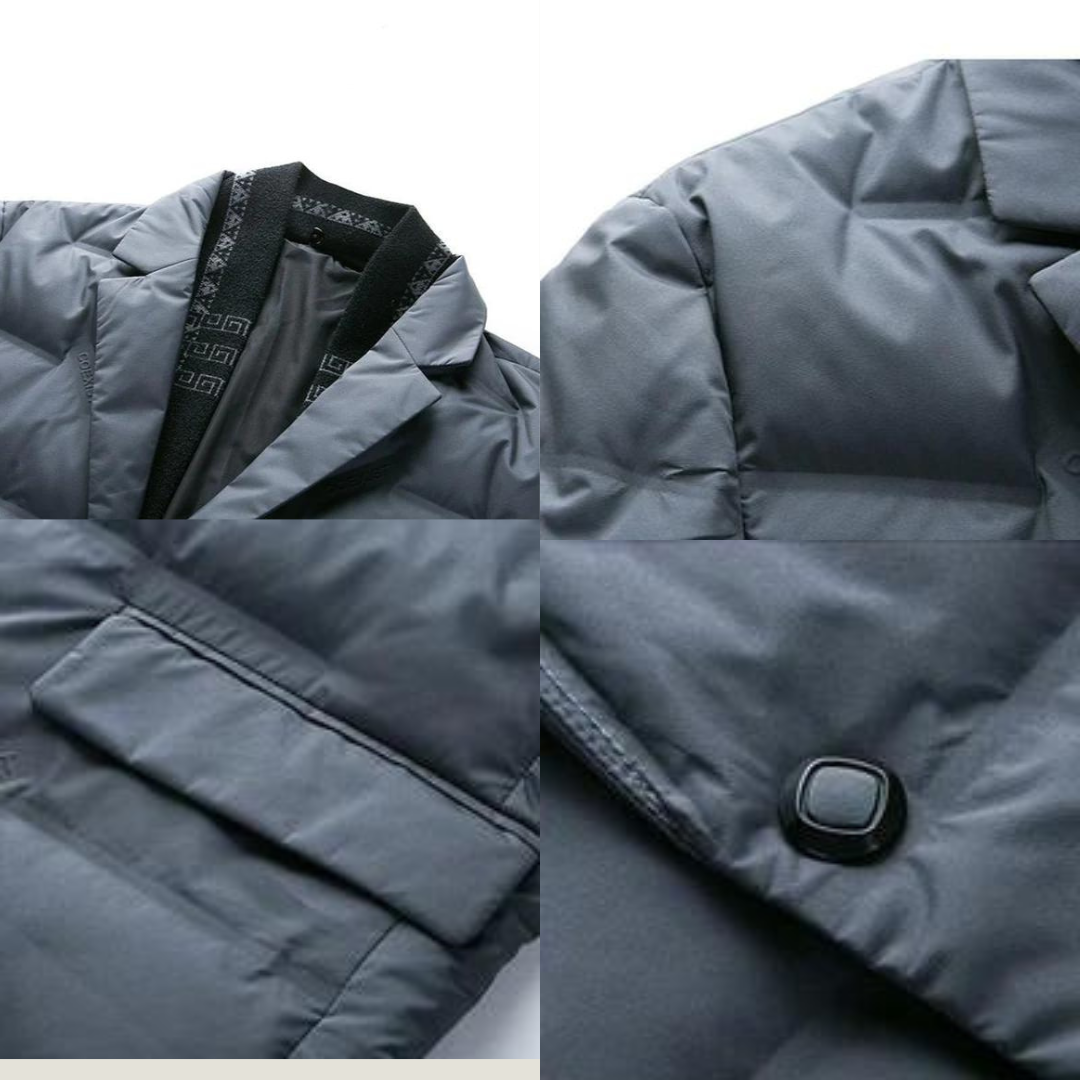 Herrenjacke mit Klassischem und Lässigem Look – Kurzes Modell