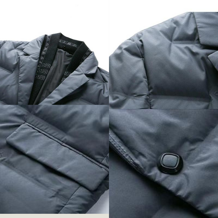 Herrenjacke mit Klassischem und Lässigem Look – Kurzes Modell