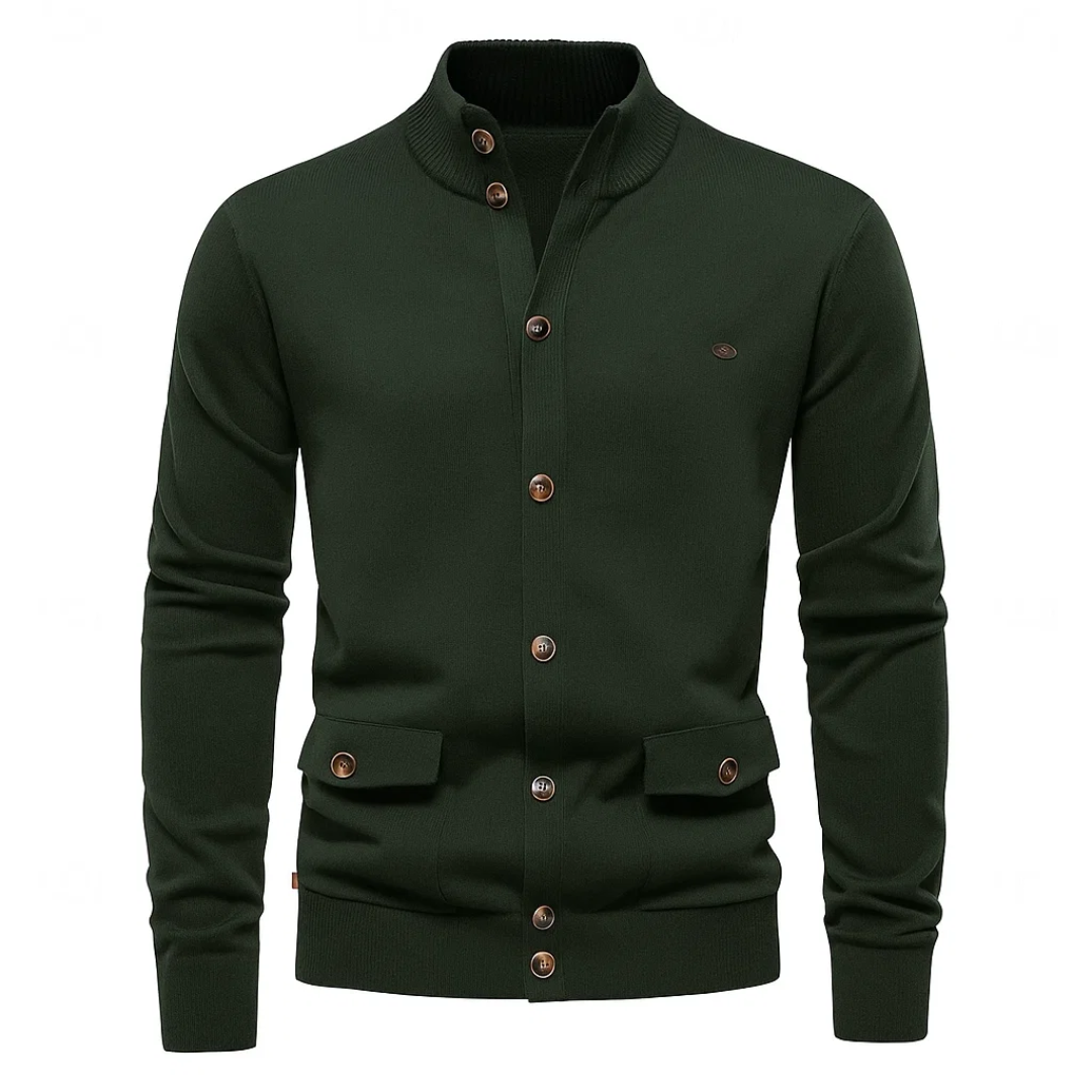 Herrenweste Klassisch mit Knopfverschluss – Lange Ärmel