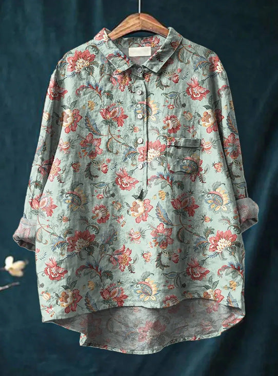 MELODY - BLUMEN KLASSIKER BLUSE
