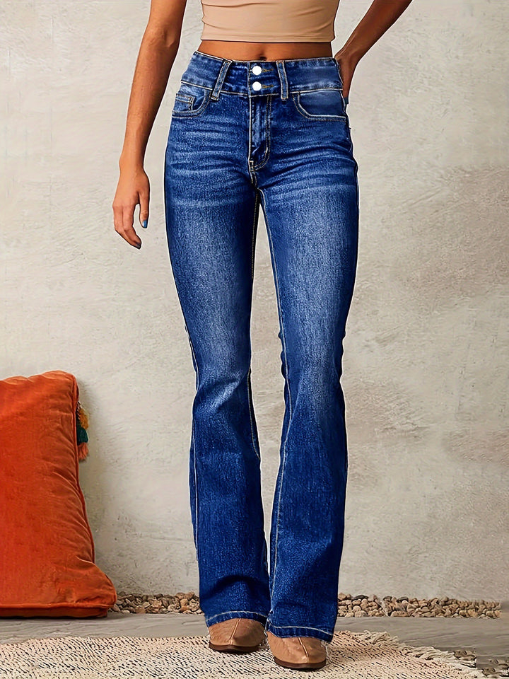 ISABEL – HIGH-WAISTED FLARED JEANS