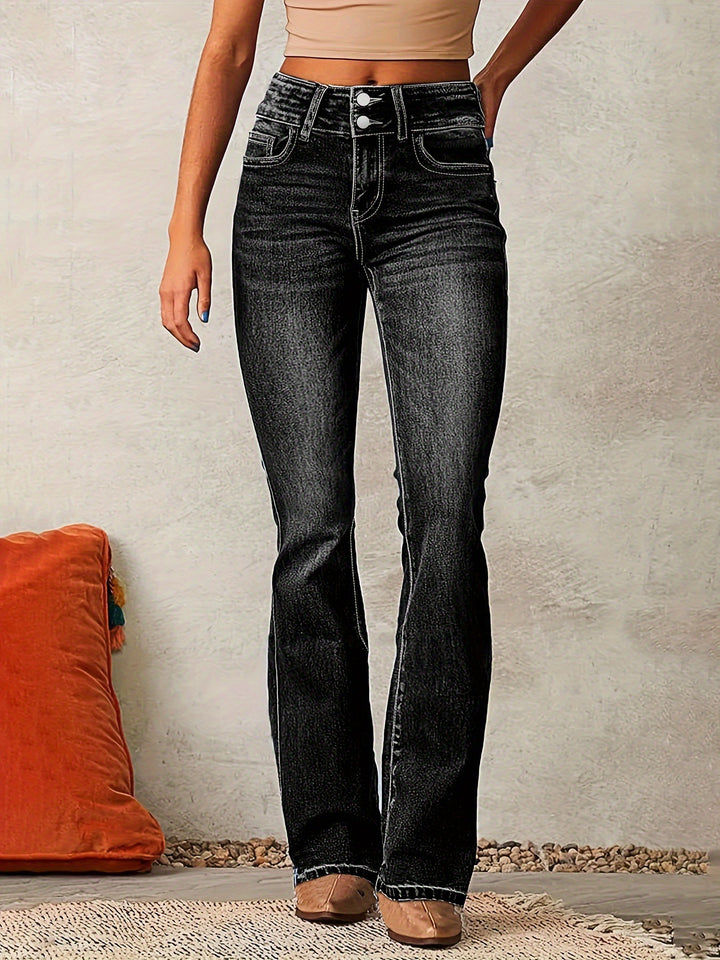 ISABEL – HIGH-WAISTED FLARED JEANS