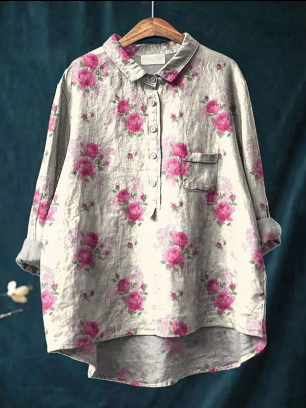 MELODY - BLUMEN KLASSIKER BLUSE