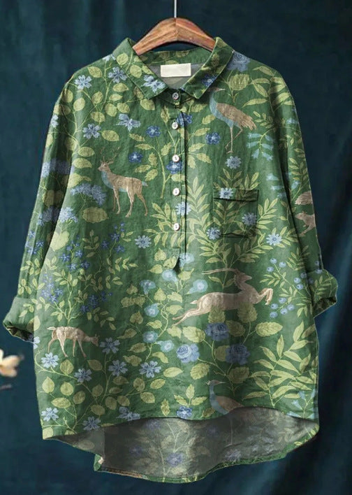 MELODY - BLUMEN KLASSIKER BLUSE