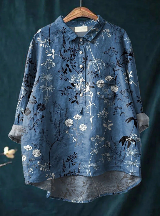 MELODY - BLUMEN KLASSIKER BLUSE