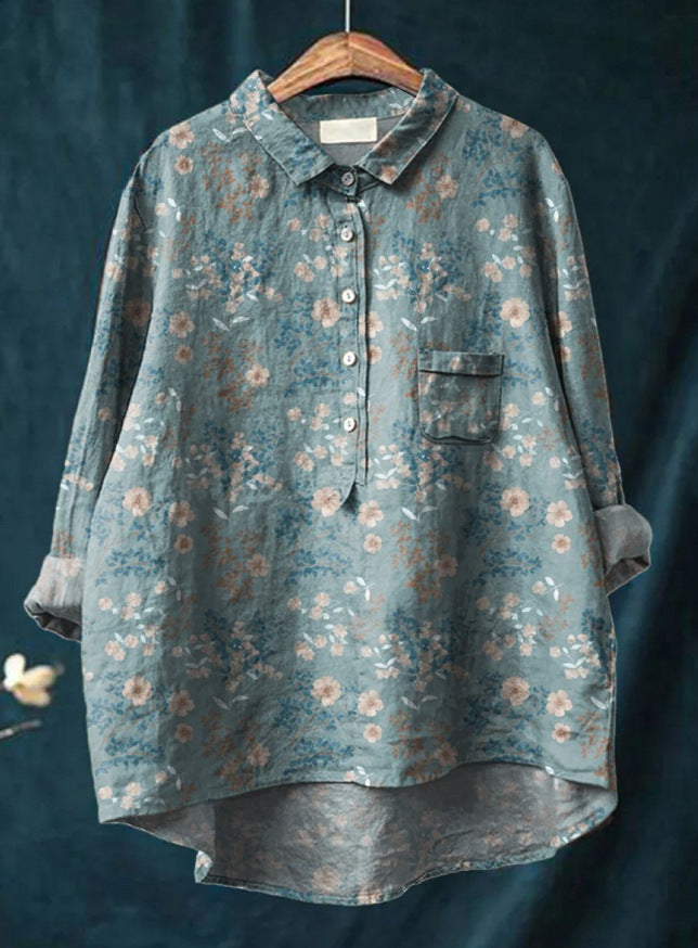 MELODY - BLUMEN KLASSIKER BLUSE
