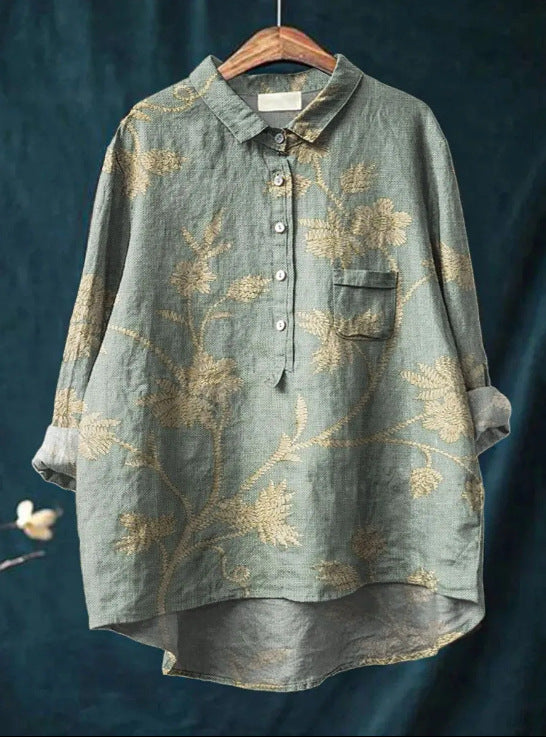 MELODY - BLUMEN KLASSIKER BLUSE