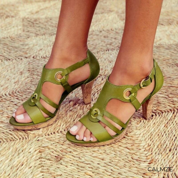 Sylvia | Bequeme Sandaletten mit Absatz