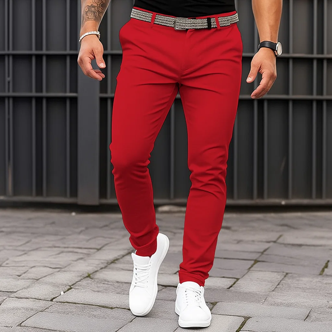 Herren Slim Fit Hose – Stretch