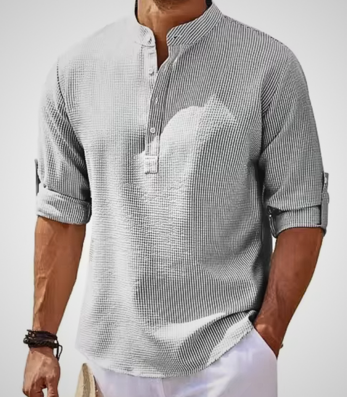 VINCE - STILVOLLES LEINENHEMD MIT TAILORED FIT