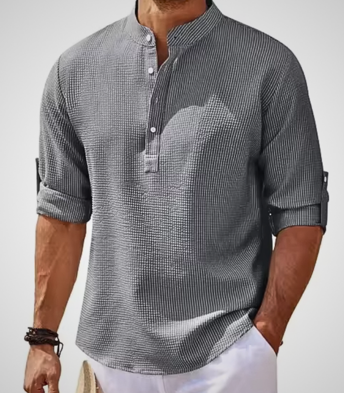 VINCE - STILVOLLES LEINENHEMD MIT TAILORED FIT