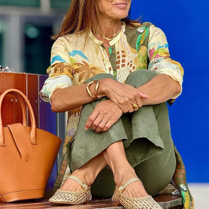 JESSICA - LEINEN CO-ORD SET