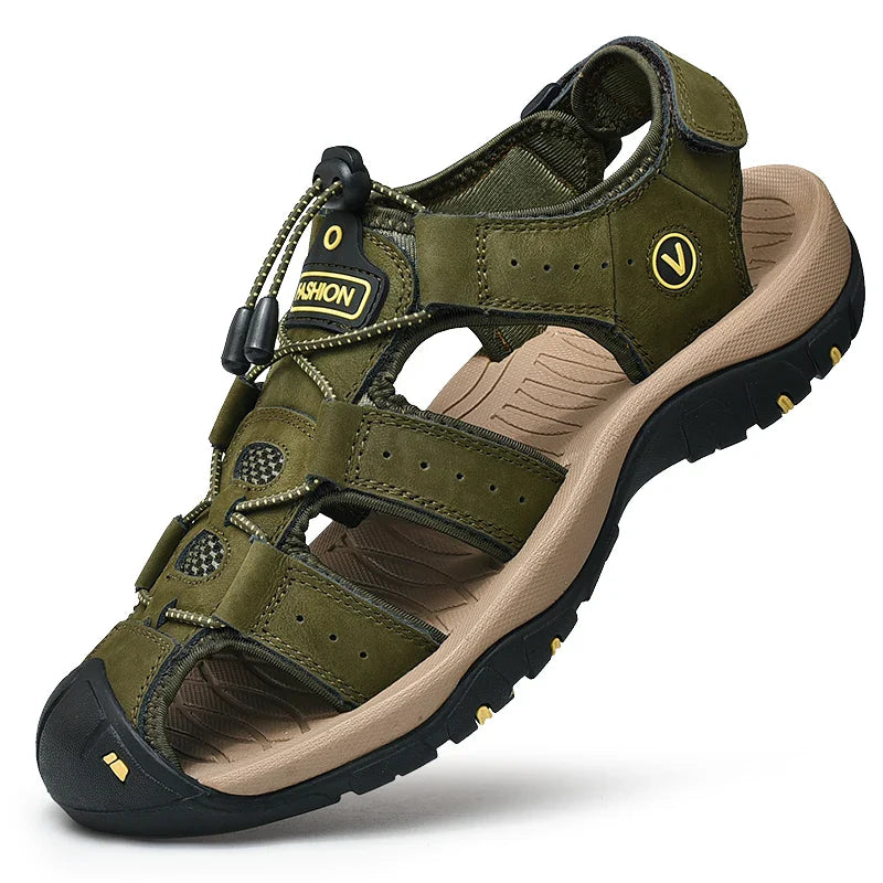 VITORIO - HERREN LEDERSANDALEN