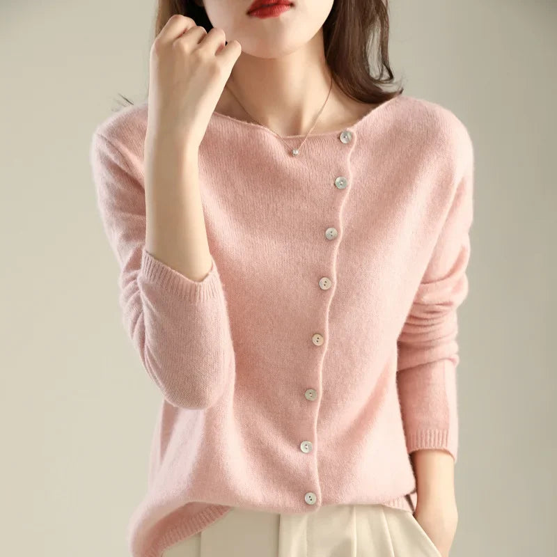 MIRREL - STRICKJACKE MIT KNÖPFEN