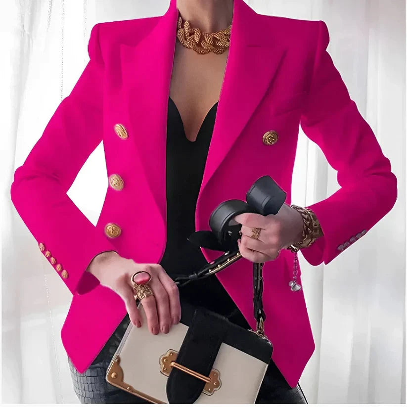 Stilvoller Blazer für Damen - Kräftige Farbe