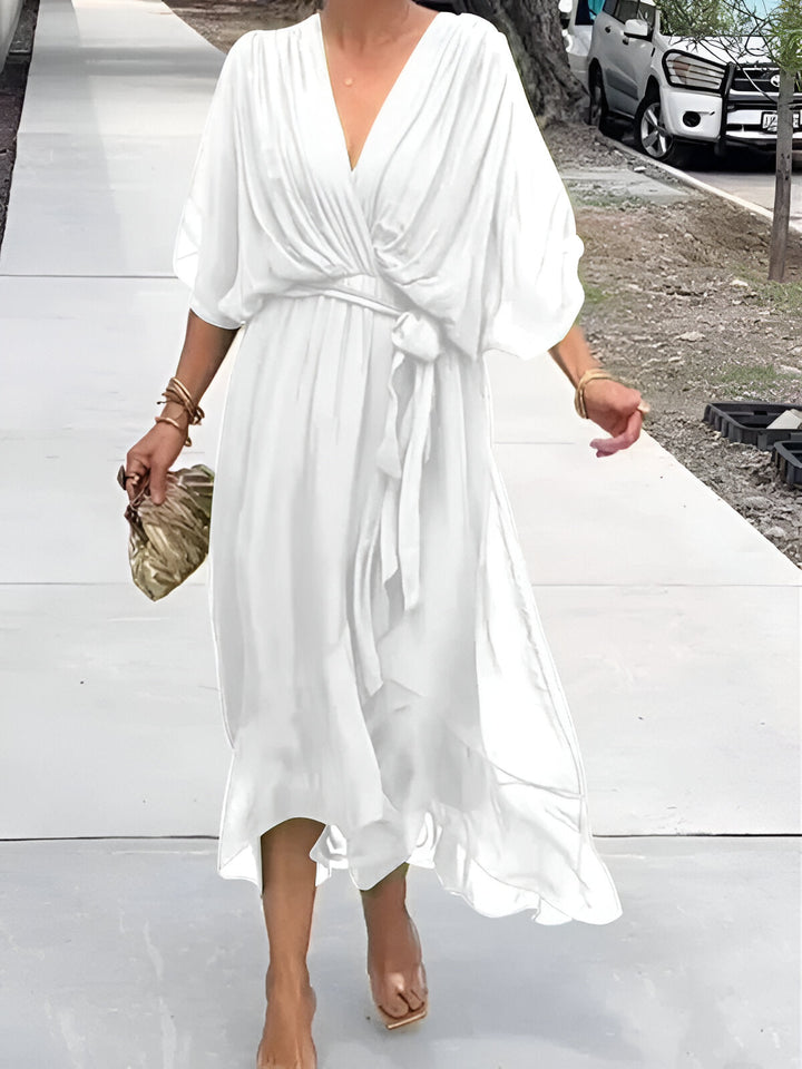 MONIQUE - KLEID MIT V-AUSSCHNITT