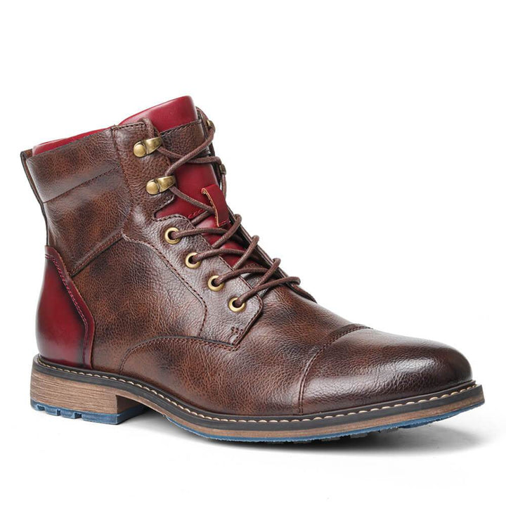KRISTAN - HANDGEFERTIGTE PREMIUM LEDER OXFORD BOOTS