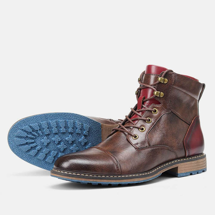 KRISTAN - HANDGEFERTIGTE PREMIUM LEDER OXFORD BOOTS